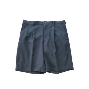 Nike Golf Shorts Mens 38 Black Pleated Nike FIT DRY Performance Athletic 56323‎